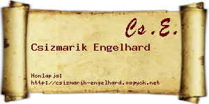 Csizmarik Engelhard névjegykártya